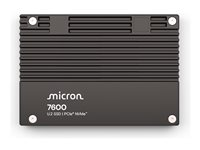 Micron 7600 PRO - SSD - Read Intensive - kryptert - 7.68 TB - intern - 2.5" - U.2 PCIe 5.0 x4 (NVMe) - FIPS 140-3 Level 2 - TCG Opal Encryption MTFDLAL7T6THG-1BP1DFCYYT