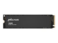 Micron 2400 - SSD - kryptert - 1 TB - intern - M.2 2280 - PCIe 4.0 (NVMe) - 256-bit AES - TCG Opal Encryption 2.01, Self-Encrypting Drive (SED) MTFDKBA1T0QFM-1BD15ABYYR
