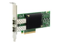 HPE SN1610E - Vertbussadapter - PCIe 4.0 - 32Gb Fibre Channel SFP+ x 2 - for ProLiant DL325 Gen10, DL345 Gen10, DL360 Gen10, DL365 Gen10, DX360 Gen10 R2J63A