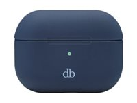 dbramante1928 Costa Rica - Eske for hodemikrotelefoner - resirkulert plast, silikon - asurblå - for Apple AirPods with Charging Case CRPPPABL1465