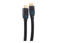 C2G 100ft (30.5m) C2G Performance Series Ultra Flexible Active High Speed HDMI Cable - 4K 30Hz In-Wall, CMG (FT4) Rated - High Speed - HDMI-kabel - HDMI hann til HDMI hann - 30.5 m - svart - aktiv, Enretnings, 4K 30Hz støtte C2G10386