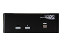 StarTech.com DVI KVM Switch with Audio & USB 2.0 Hub - 2-Port USB KVM Switch - 1920 x 1200 - Dual Monitor KVM Switch (SV231DD2DUA) - KVM / lyd / USB-svitsj - 2 x KVM/lyd/USB - 1 lokalbruker - stasjonær - for P/N: IM12D1500P, SVA12M2NEUA, SVA12M5NA, USBDVI4N1A10, USBDVI4N1A6 SV231DD2DUA