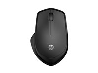HP 285 Silent - Mus - ergonomisk - optisk - trådløs - 2.4 GHz - USB trådløs mottaker 6G4E6AA#ABB