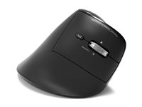 PORT - Mus - ergonomisk - optisk - 6 knapper - trådløs - 2.4 GHz, Bluetooth - USB trådløs mottaker - svart 910204