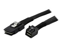 StarTech.com 1m Internal Mini SAS Cable - SFF-8087 to SFF-8643 - Mini SAS to Mini SAS (SAS87431M) - SAS intern kabel - SAS 12Gbit/s - Mini SAS (SFF-8087) (P) til 4 x Mini SAS HD (SFF-8643) (P) - 1 m - låst, rett kontakt - svart - for P/N: SFF86448PLT2 SAS87431M