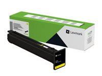 Lexmark - Gul - original - boks - tonerpatron LCCP, LRP - for Lexmark CS963e, CX961se, CX962se, CX963se 77L2HY0