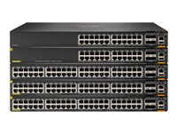 HPE Aruba 6200M 36G 12SR5 Class6 PoE 4SFP+ Switch - Switch - Max. Stacking Distance 10 km - L3 - Styrt - 36 x 10/100/1000 (4PPoE) + 12 x 1/2.5/5GBase-T (4PPoE) + 4 x 1 Gigabit / 10 Gigabit SFP+ (opplink / stabling) - front og side til bakside - rackmonterbar - 4PPoE (1440 W) - BTO R8Q71A