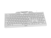 CHERRY KC 1000 SC - Tastatur - USB - Pan Nordic - tastsvitsj: CHERRY LPK - blekgrå JK-A0100PN-0