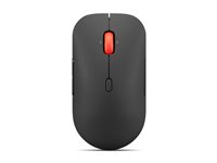 Lenovo Pro Plus 6050 - Mus - flerfunksjonsmodus - optisk - 6 knapper - trådløs - Bluetooth 5.3, 2.4 GHz - USB trådløs mottaker - eklipsesvart - brun boks 4Y51S61876