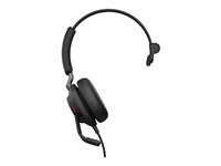 Jabra Evolve2 40 SE MS Mono - Hodesett - on-ear - kablet - USB-C, USB-A - lydisolerende - Certified for Microsoft Teams 24189-899-799