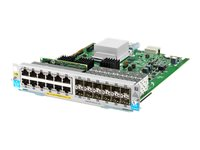 HPE - Utvidelsesmodul - Gigabit Ethernet (PoE+) x 12 + Gigabit SFP x 12 - for HPE Aruba 5406R, 5406R 16, 5406R 44, 5406R 8-port, 5406R zl2, 5412R, 5412R 92, 5412R zl2 J9989A
