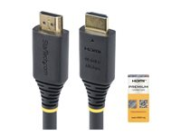 StarTech.com 2m (6.6ft) Premium Certified High Speed HDMI Cable, 4K60Hz - Premium High Speed - HDMI-kabel med Ethernet - HDMI hann til HDMI hann - 2 m - svart - passiv, 4K 60Hz støtte HDMI2-CABLE-4K60-2M