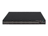HPE FlexNetwork 5520 48G 4SFP+ HI 1-slot Switch - Switch - L3 - Styrt - 48 x 10/100/1000 + 4 x 1 Gigabit / 10 Gigabit SFP+ - luftflyt fra side til bakside - rackmonterbar - CTO R8M26A