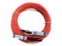 HPE Active Optical Cable - Nettverkskabel - SFP+ til SFP+ - 20 m - 20 m - fiberoptisk - aktiv - for FlexFabric 12902E, 5930 2QSFP+, 5930 2-slot, 5930 32QSFP+, 5930 4-slot, 5930-4Slot JL292A