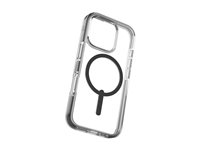 Zagg Santa Cruz Snap - Baksidedeksel for mobiltelefon - MagSafe-samsvar - grafen - gjennomsiktig, svart - for Apple iPhone 16 Pro 702315052