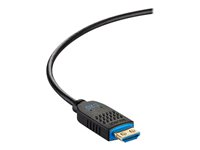 C2G 300ft (91.4m) C2G Performance Series High Speed HDMI Active Optical Cable (AOC) - 4K 60Hz Plenum Rated - High Speed - HDMI-kabel - HDMI hann til HDMI, 24 pin USB-C - 91.4 m - svart - 4K 60Hz støtte, Active Optical Cable (AOC), plenum C2G41491