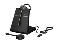 Jabra Engage 55 SE Convertible - Hodesett - on-ear - konvertibel - DECT - trådløs - USB-C via DECT-adapter - UC-sertifisert 9655-435-111
